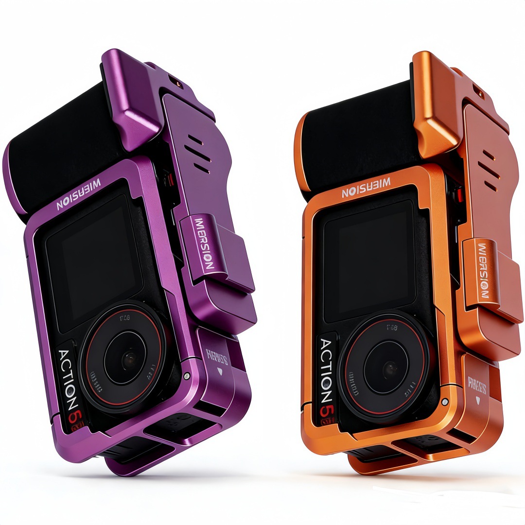 WIERSION Wilson DJI Action 5/4/3 Screw Street Photography Kit Action Camera Cage Accessories