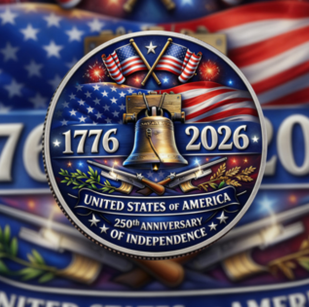 美国250周年纪念币The 250th Anniversary Independence Day Coin