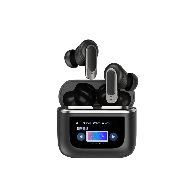TOURPRO2 touch screen control Bluetooth earphone V8 noise reduction battery life music playback call answering Bluetooth 5.3
