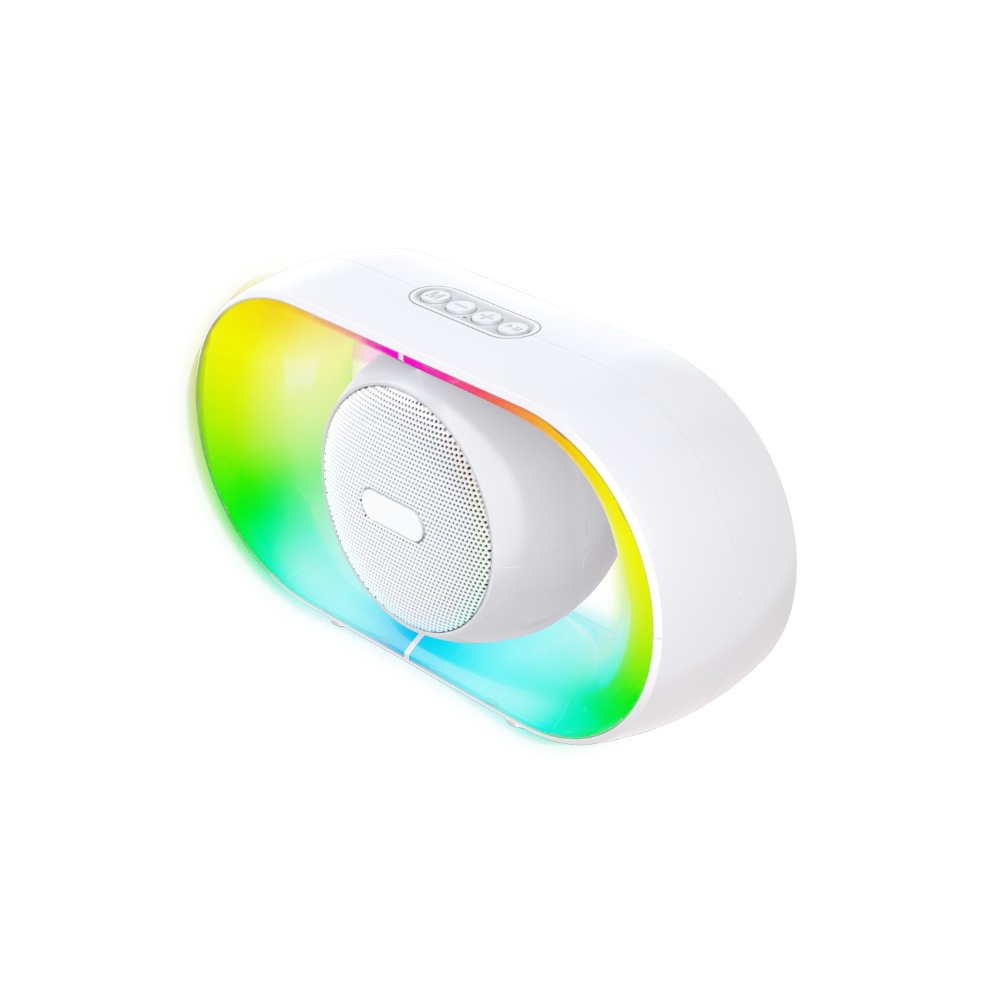 Desktop Bluetooth Speaker Wireless Card Outdoor Mini Colorful RGB Light Subwoofer Audio