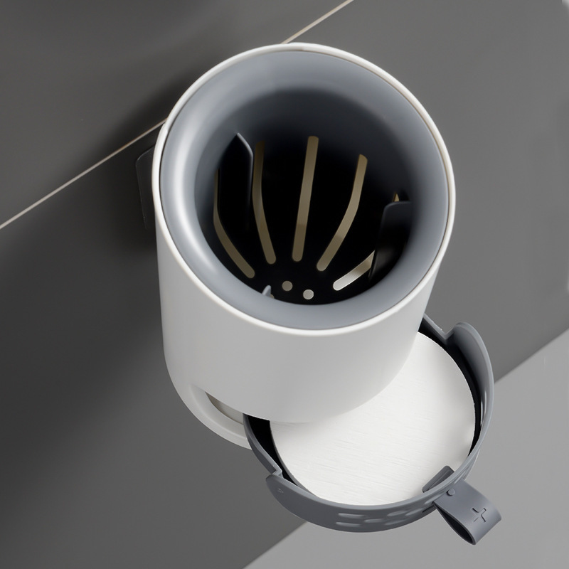 New Bristle Toilet Brush with Base, Toilet Cleaning Brush Set, Bathroom Long Handle Plastic Brush