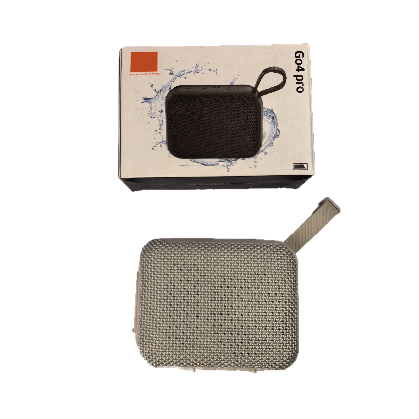 New GO4pro Wireless Bluetooth Speaker Gold Brick High Sound Quality Card Slot Portable Mini Sports Speaker Portable