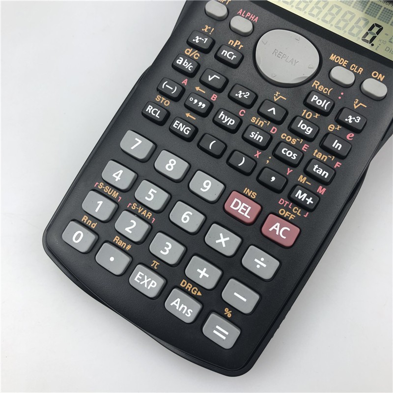 Zhongcheng 82ms-A Chinese and English Version Black Function Calculator Student Multi-Functional Learning Exam Science Computer