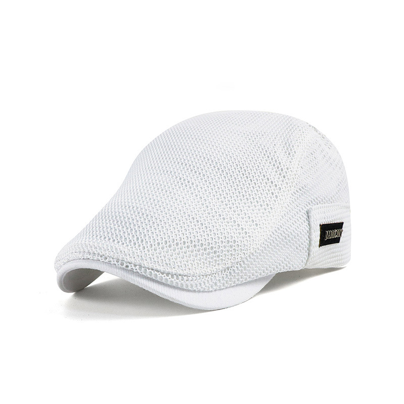 New mesh breathable beret for men and women, thin sun-protective hat, summer new hat