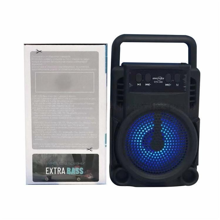 New 3-inch Handheld Wireless Bluetooth Speaker Mini Handheld Loud Volume Portable Colorful Light