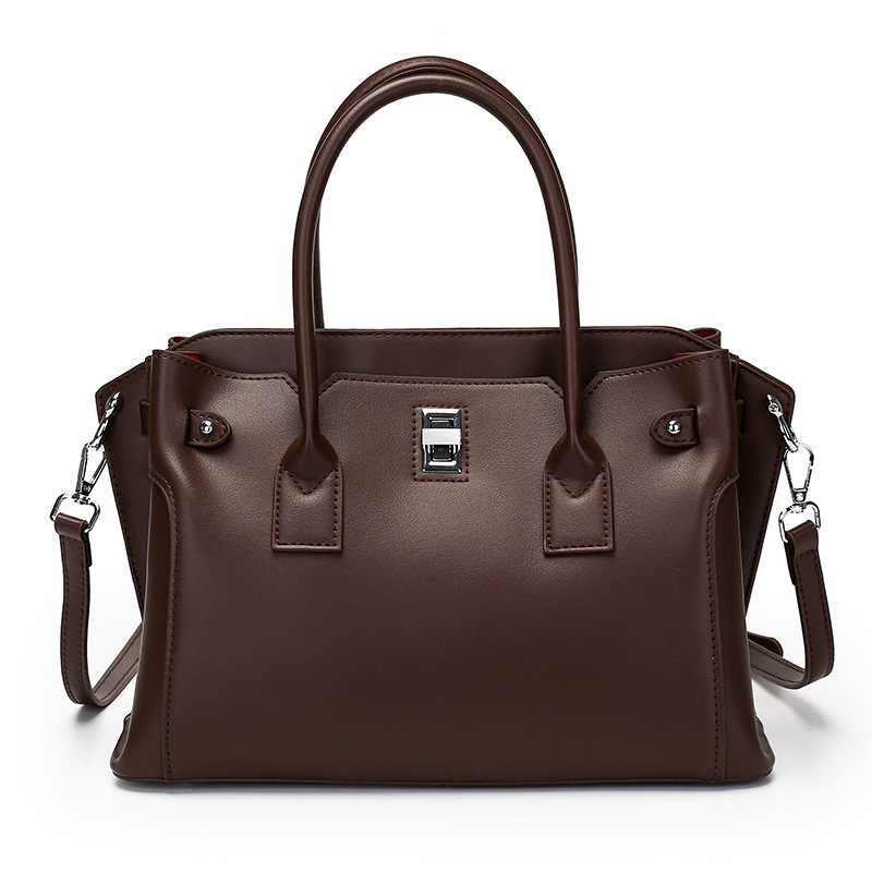 Textured Handbag Women's 2026 New Commuter Women's Bag Middle-aged Lady Mother Bag Large Bag Bags