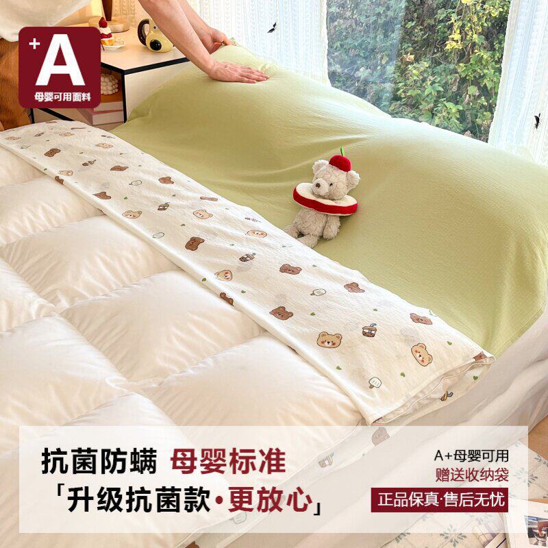 抗菌款-熊趣时光【A类母婴可用深度隔脏适合裸睡】赠收纳袋 · 80x210cm