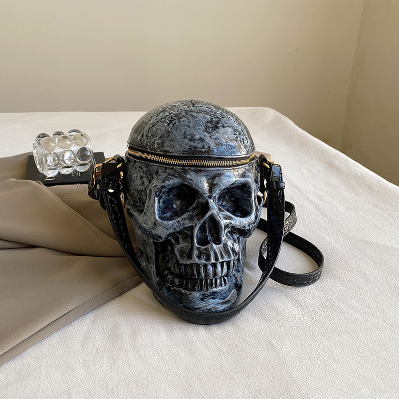 Bag for Women New Halloween Skull Bag Funny Handheld Shoulder Crossbody Bag