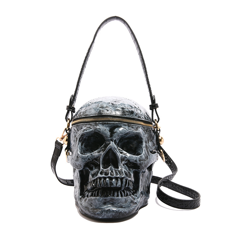 Bag for Women New Halloween Skull Bag Funny Handheld Shoulder Crossbody Bag