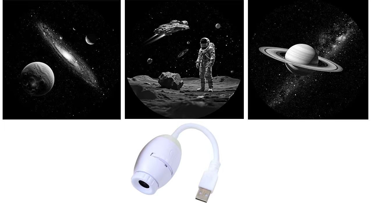 2026 New Touch Night Light Starry Sky Lamp USB Mini Projector Starry Sky Ceiling Projection Light Bedroom