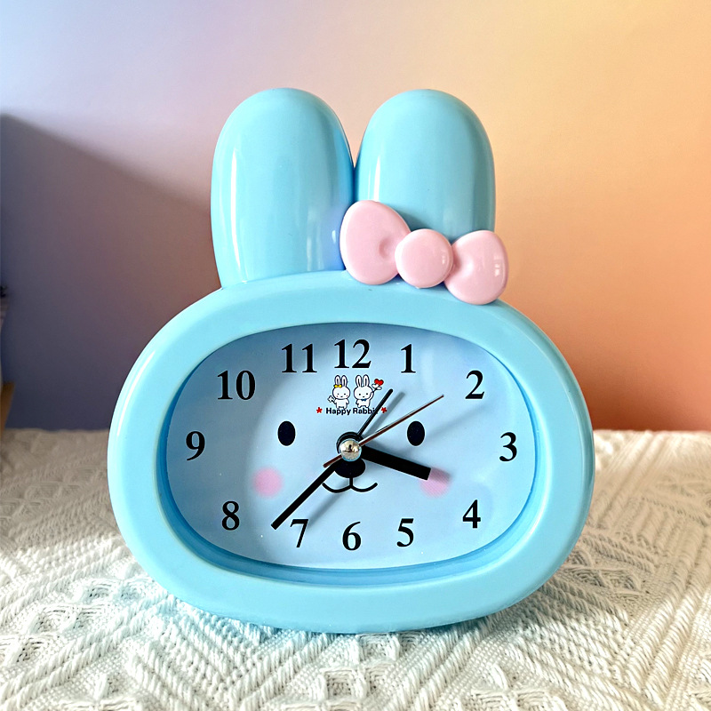 V1312-6 CH555 Series Six Vintage Car Alarm Clock Nostalgic Digital Pointer Plastic Desk Clock