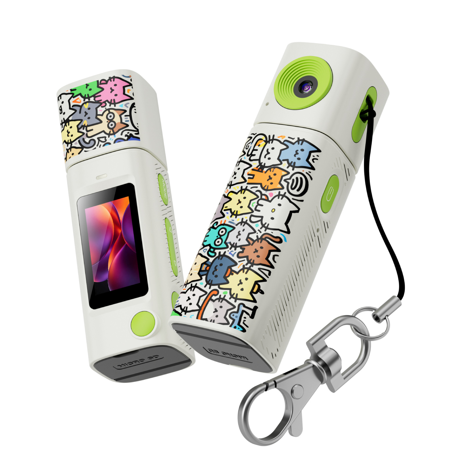 New Mini Camera Portable Thumb Camera Outdoor Shooting HD Pendant Camera Children Gift Toy
