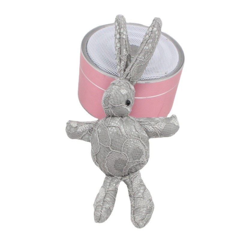 Lace Rabbit Long Ear Rock Rabbit Plush DIY Handmade Clothes Accessories Bag Accessories Doll Multiple Colors