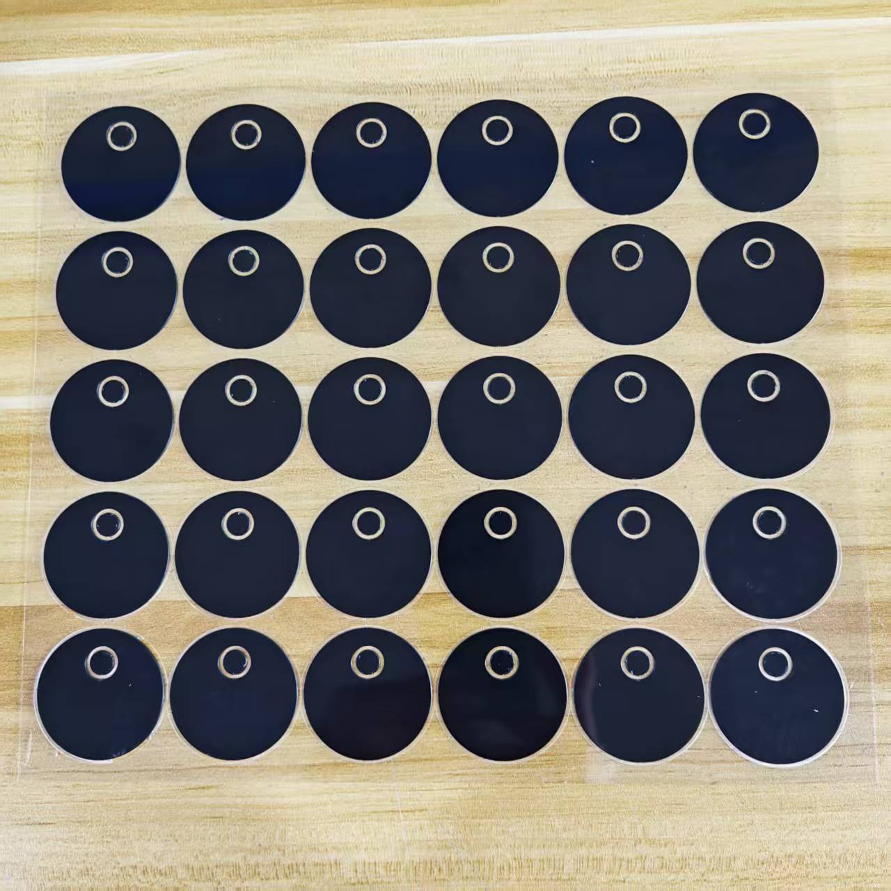 Tea-colored semi-transparent PC acrylic home appliance controller digital display window panel scratch-resistant adhesive irregular cut