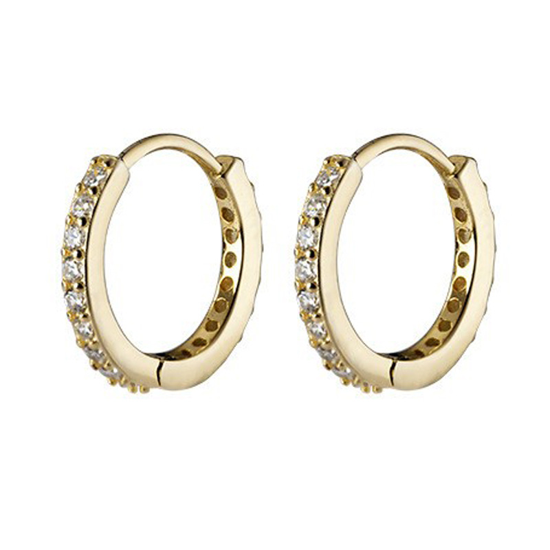 Unisex Rhinestone Ear Cuff for Men Small Ear Cartilage Cuff for Women Healing Ear Hole Wind Earring Simple