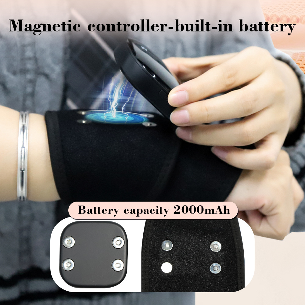 Electric Heating Red Light Wrist Guard for Tenosynovitis Joint Pain Warmth Massage Wrist Infrared Physiotherapy Device