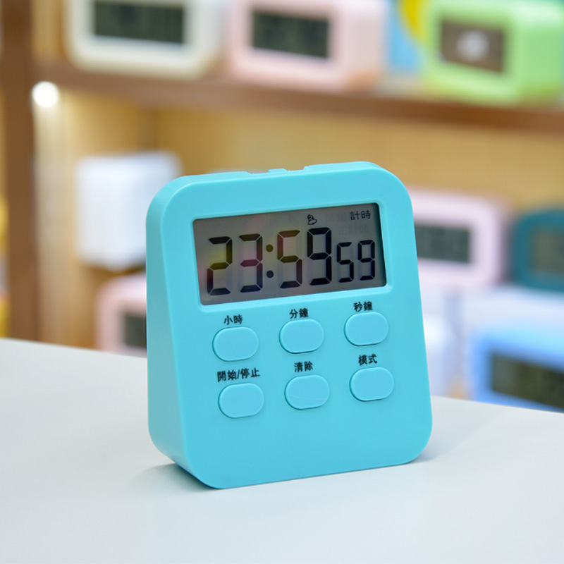 Student Silent Electronic Timer Time Manager Learning Kitchen Timing Reminder Countdown Timer Small Alarm Clock