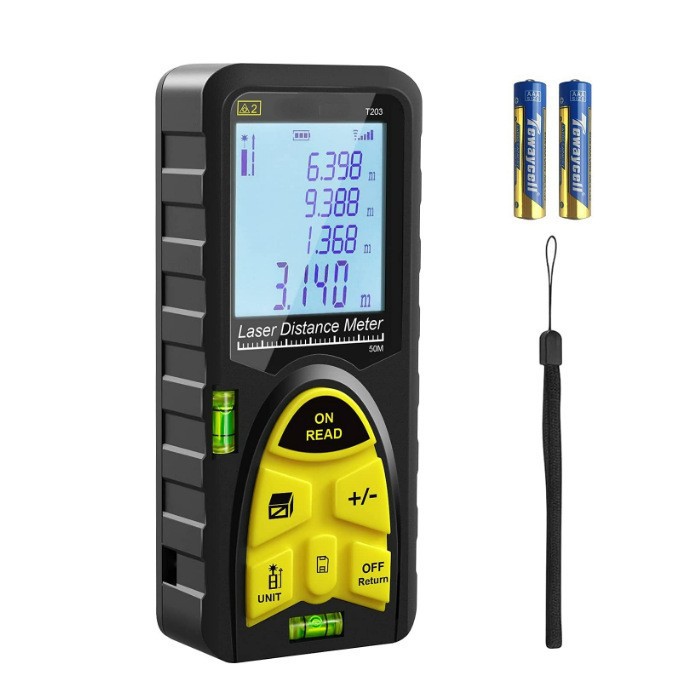 Laser Distance Meter Handheld Infrared Electronic Measuring Tool Long Distance Level Portable