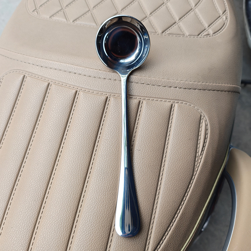 Stainless Steel Spoon Thickened Flat Bottom Spoon Commercial Snail Noodle Spoon Household Eating Spoon Soup Spoon Mixing Rice Spoon