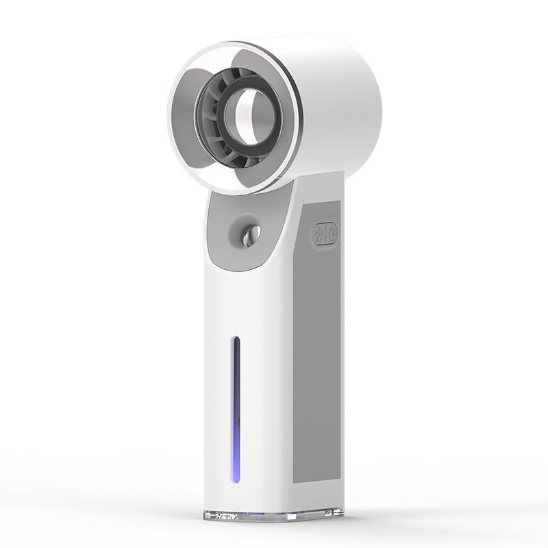 Ice Spray Mini Fan Handheld Cooling Turbo Ice Fan USB Charging Handheld Fan Logo