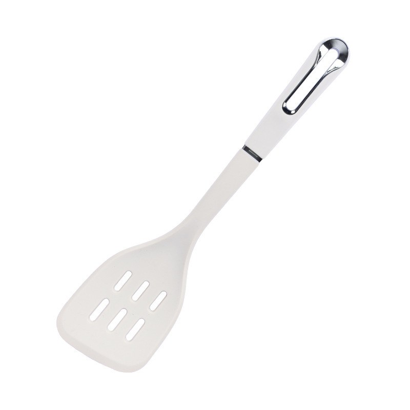 Silicone kitchen utensil set storage rack silicone spatula soup spoon slotted spoon claw scoop slotted spatula spoon set high temperature resistant cooking