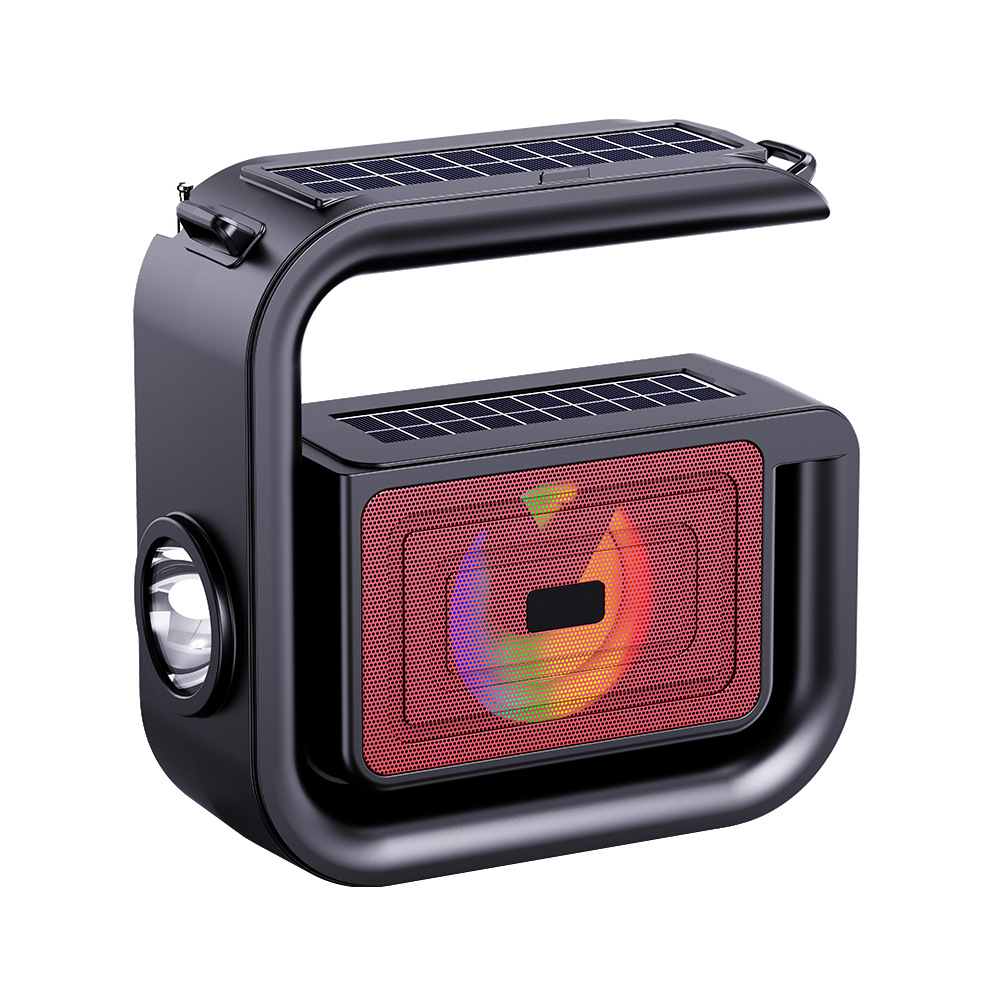 Big G Bluetooth Speaker Flashlight Solar Player Outdoor Portable Wireless Card Audio