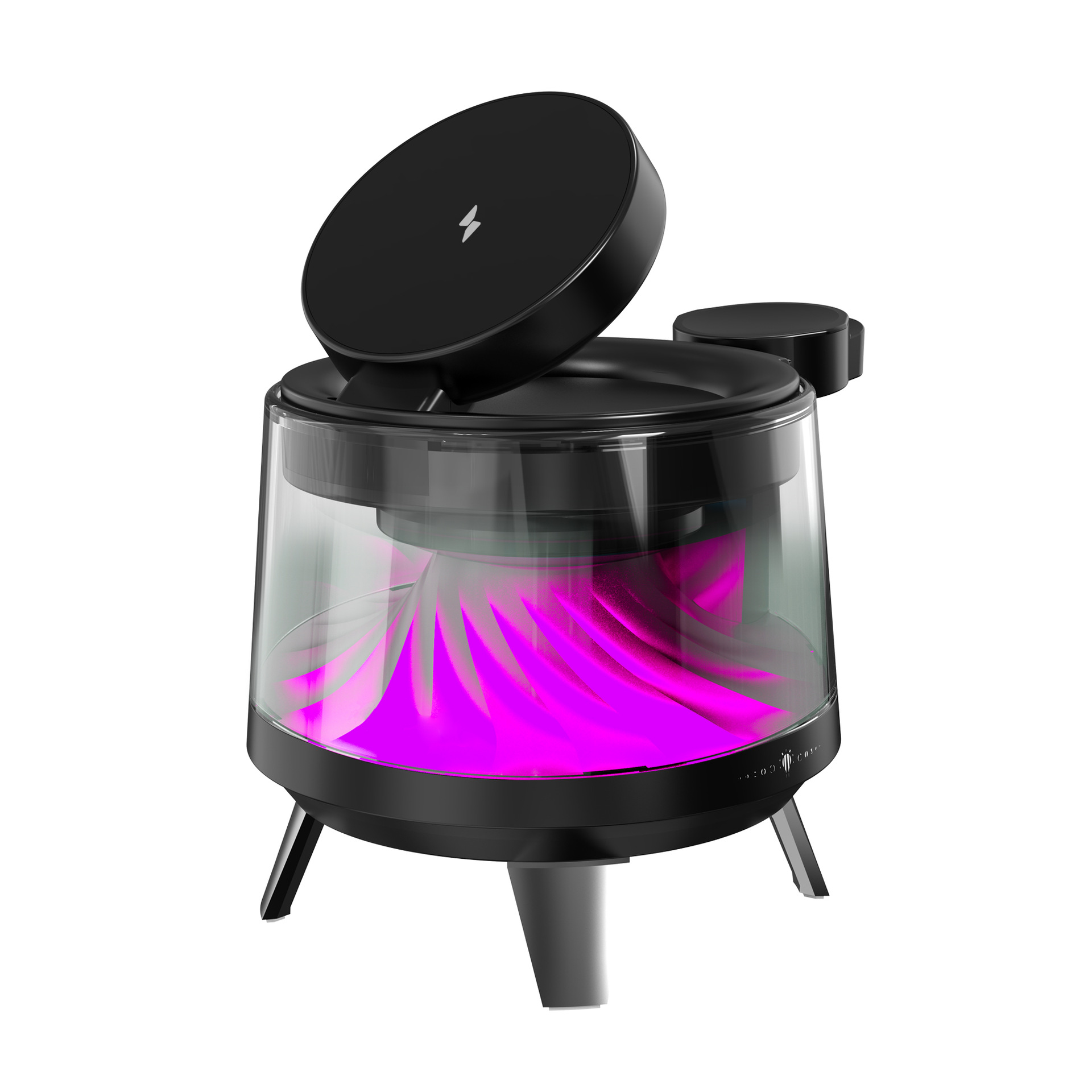 New three-in-one wireless charger with Bluetooth speaker colorful light multi-function desktop wireless charger