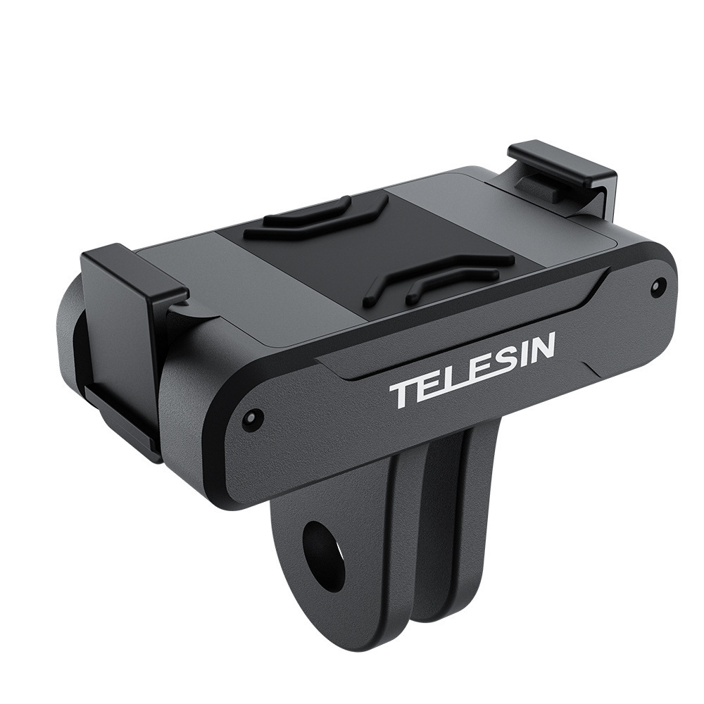 TELESIN DJI Osmo 360/Action 5/4/3 Magnetic Quick Release Base Adapter Magnetic Two-Claw