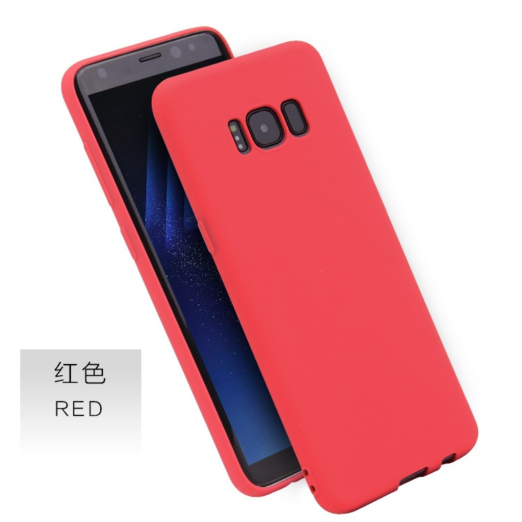 Applicable for Samsung S8 Phone Case Frosted Note9 Candy Color S11 Anti-Fall Full Wrap Frosted TPU Protective Case