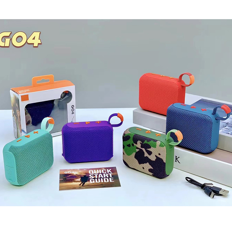 Speaker GO4 Bluetooth Speaker Portable TWS Speaker Bass Outdoor Speaker Bluetooth Speaker
