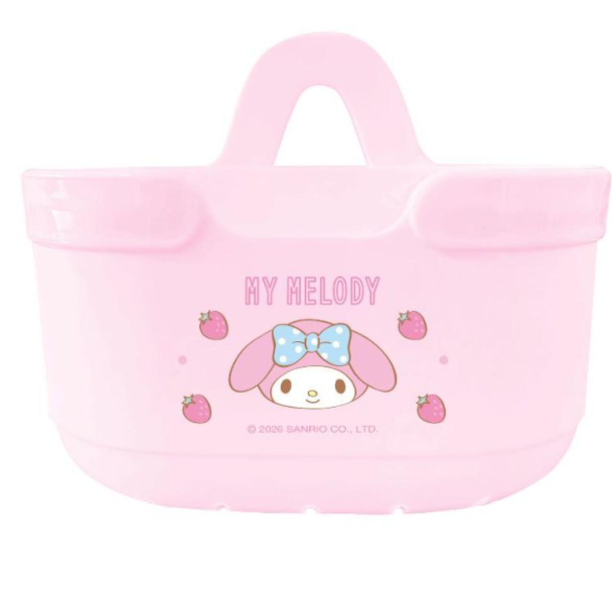 Sanrio Official Wall-Mounted Storage Basket Large Capacity No-Drilling Sterilization Box Storage Basket Traceless Antibacterial Kitchen