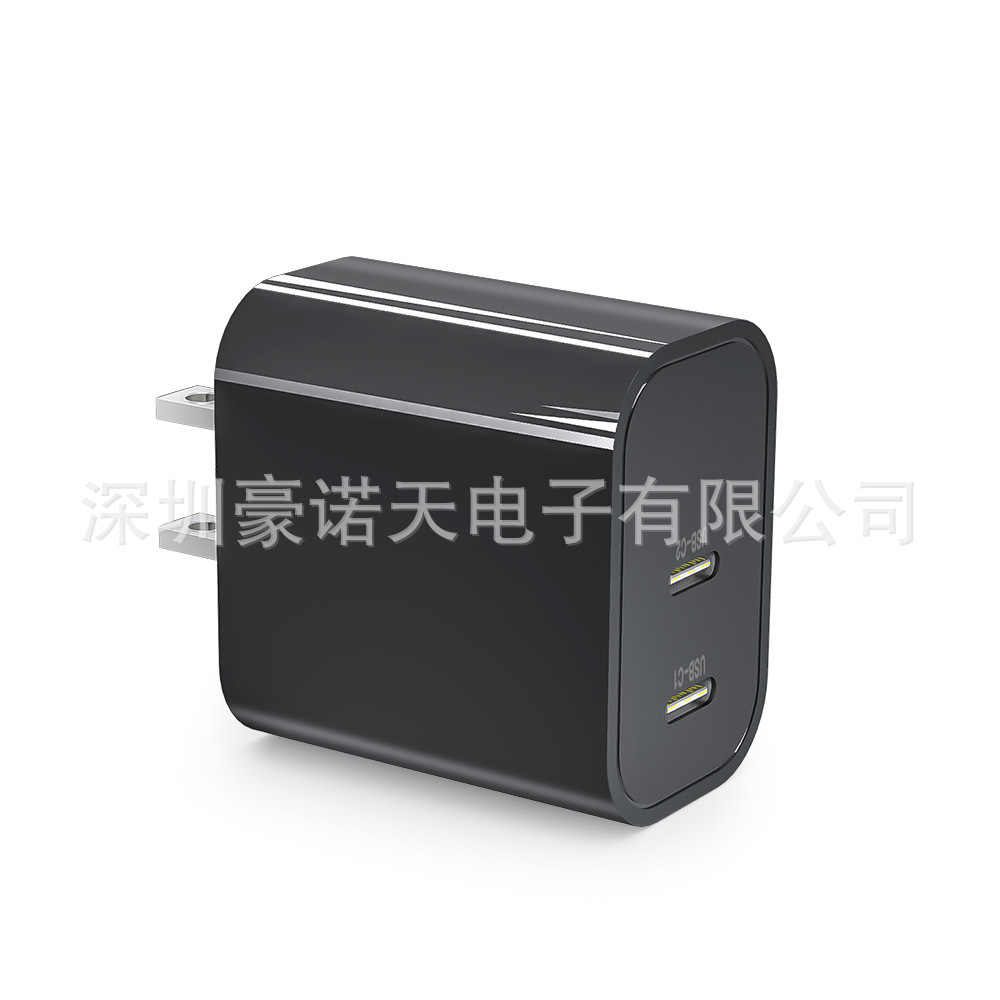 PD40W Charger Dual C Port PD Fast Charging US Charger 20W+20W Dual PD EU Fast Charger