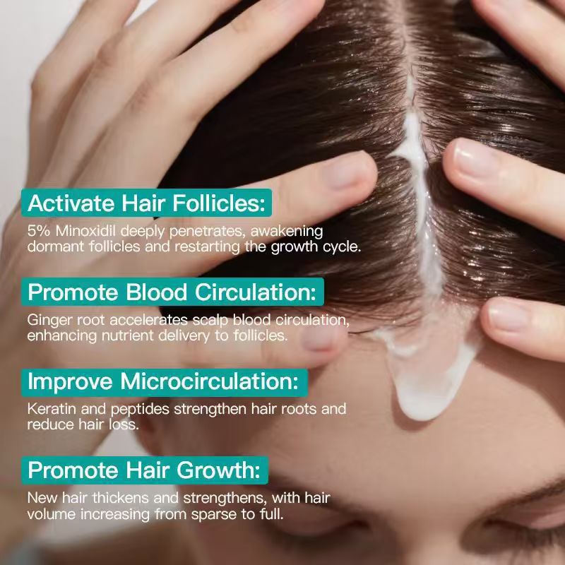 5% Minoxidil Keratin Scalp Soothing Massage Cream Scalp Care Massage Cream