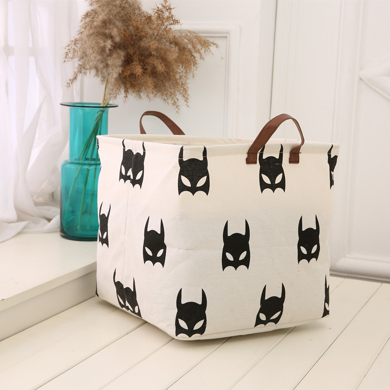 Dirty Clothes Storage Basket, Square Box, Foldable Toy Storage Basket, Home Storage Box, Fabric Quilt Storage Bag