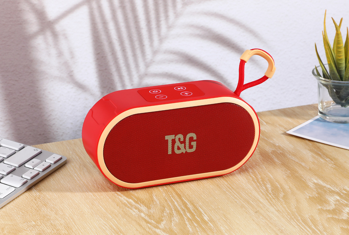 TG689 Iron Mesh Exquisite Outdoor Leisure Bluetooth Wireless Multifunctional Speaker Large Battery Long Endurance Subwoofer