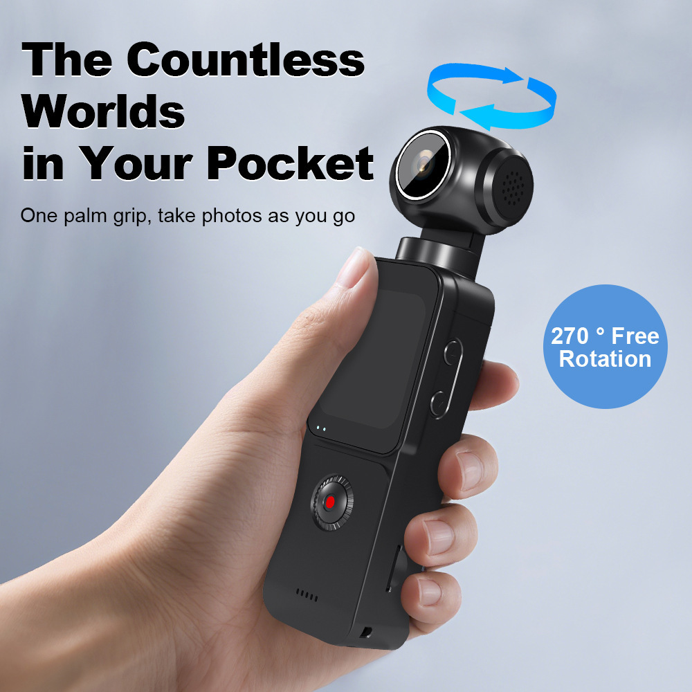 New 5K handheld gimbal sports HD anti-shake outdoor cycling recording vlog handheld shooter