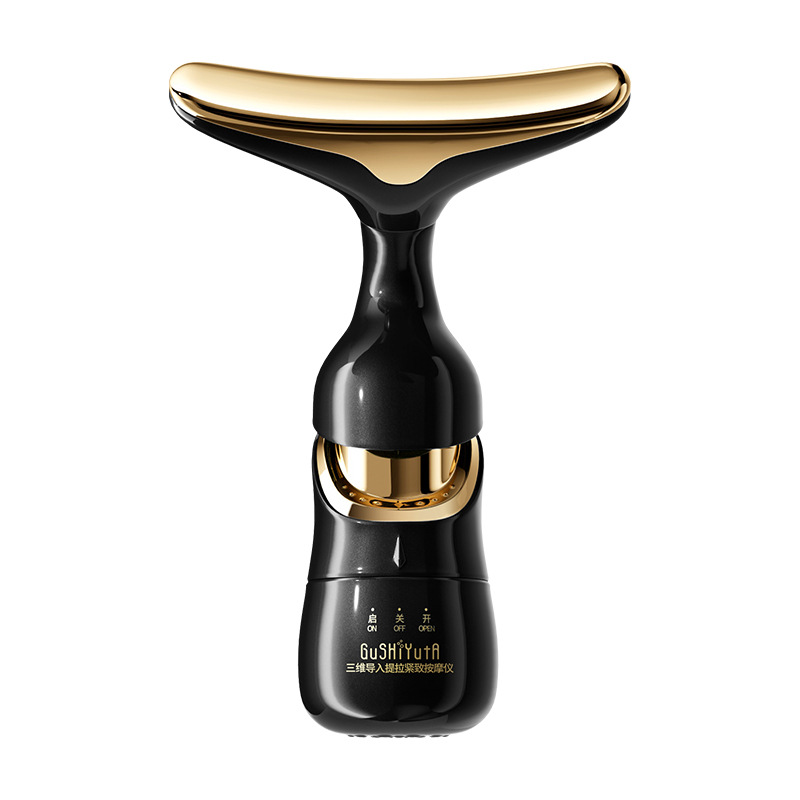 Story & Her One Device Three Functions Import Lifting Firming Massager Sonic Vibration Reduces Fine Lines Home Beauty Device