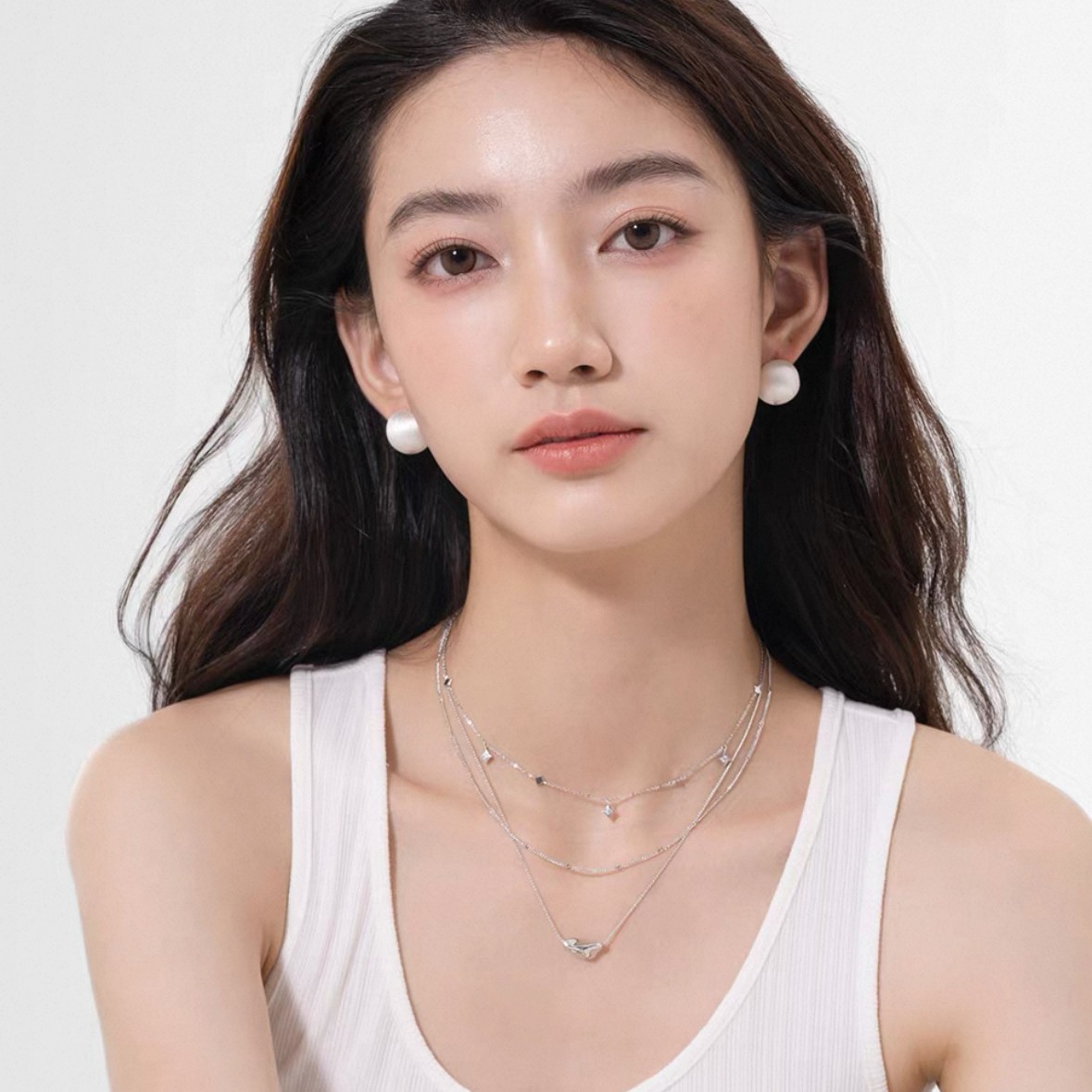 Exclusive Satin Pulling Ball Stud Earrings Women Earrings Ear Accessories