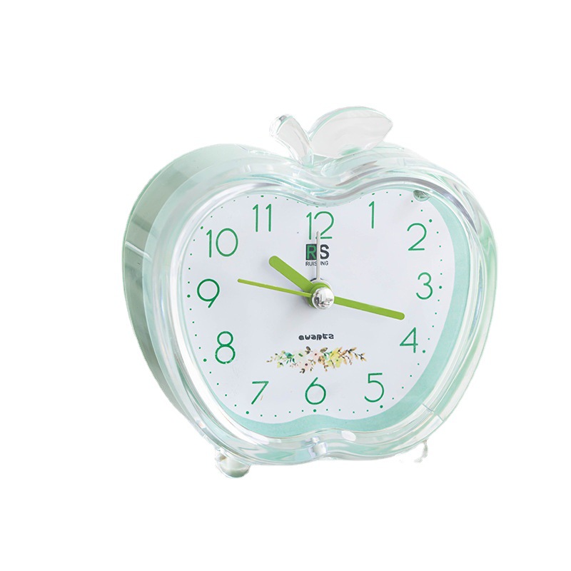 Apple alarm clock student simple bedroom cartoon children's electronic small alarm clock