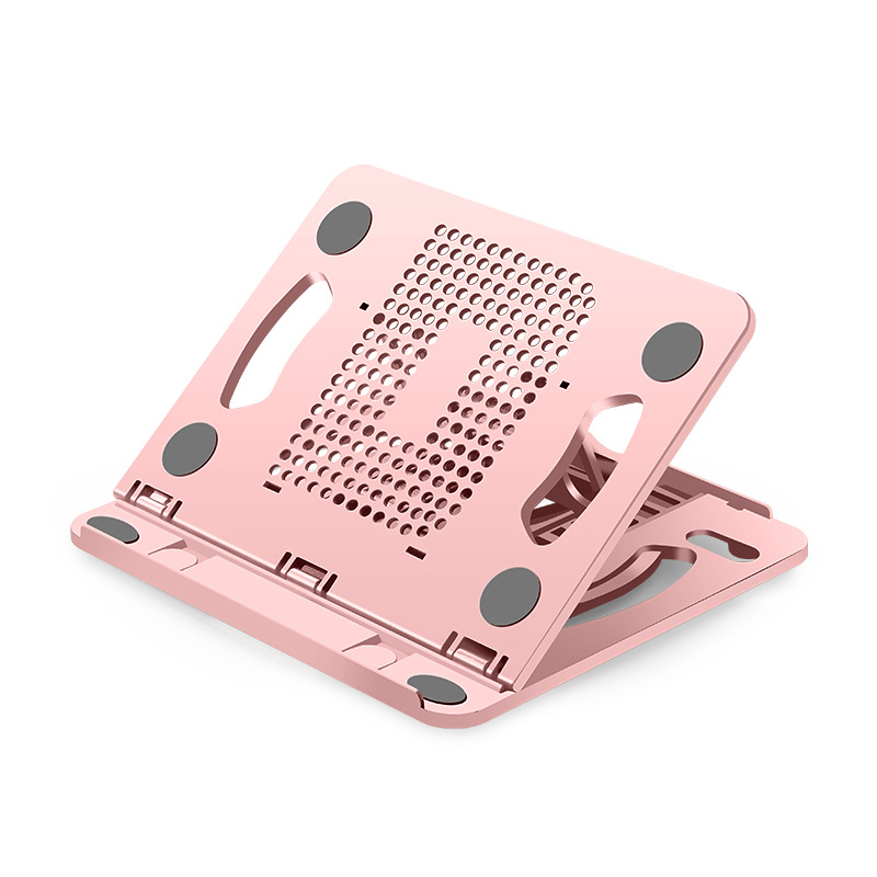Metal desktop live streaming stand universal for phone and tablet 360-degree rotating folding adjustable multifunctional computer stand