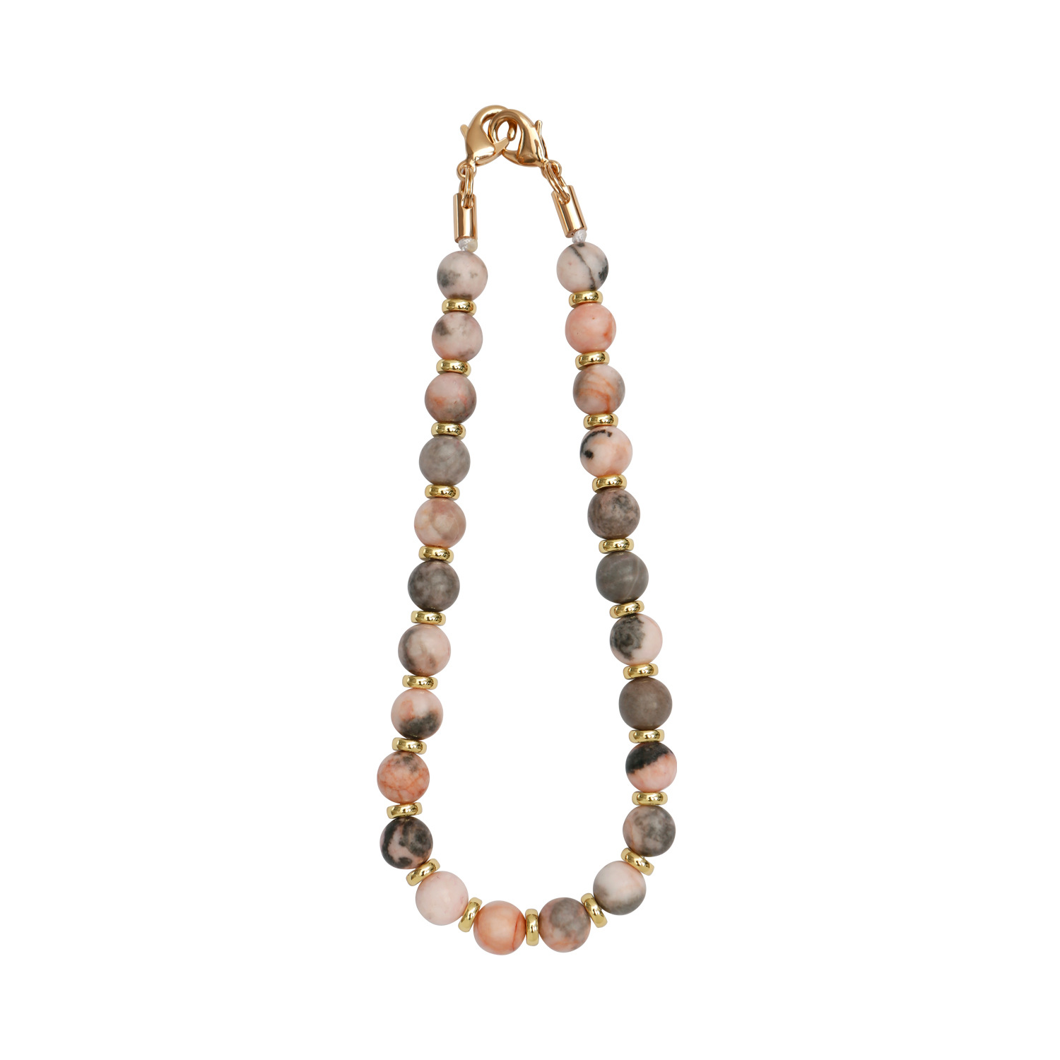 Natural Semi-precious Stone Beaded Phone Lanyard Cat's Eye Anti-loss Pendant Phone Chain for Men and Women