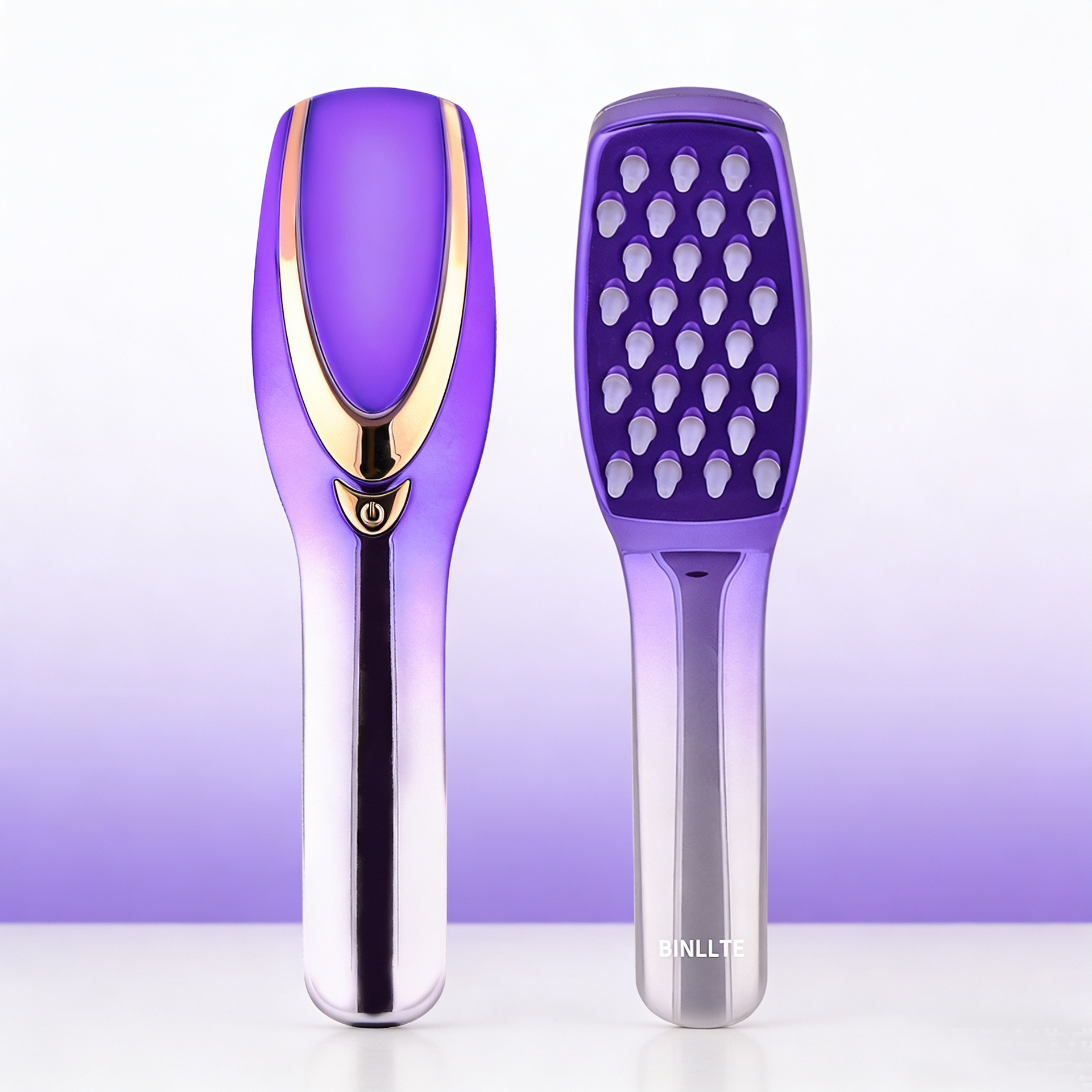 New Black Technology Improves White Hair Electric Massage Comb Red Blue Light Nourishing Black Hair Growth Instrument Hair Care Electric Laser Comb
