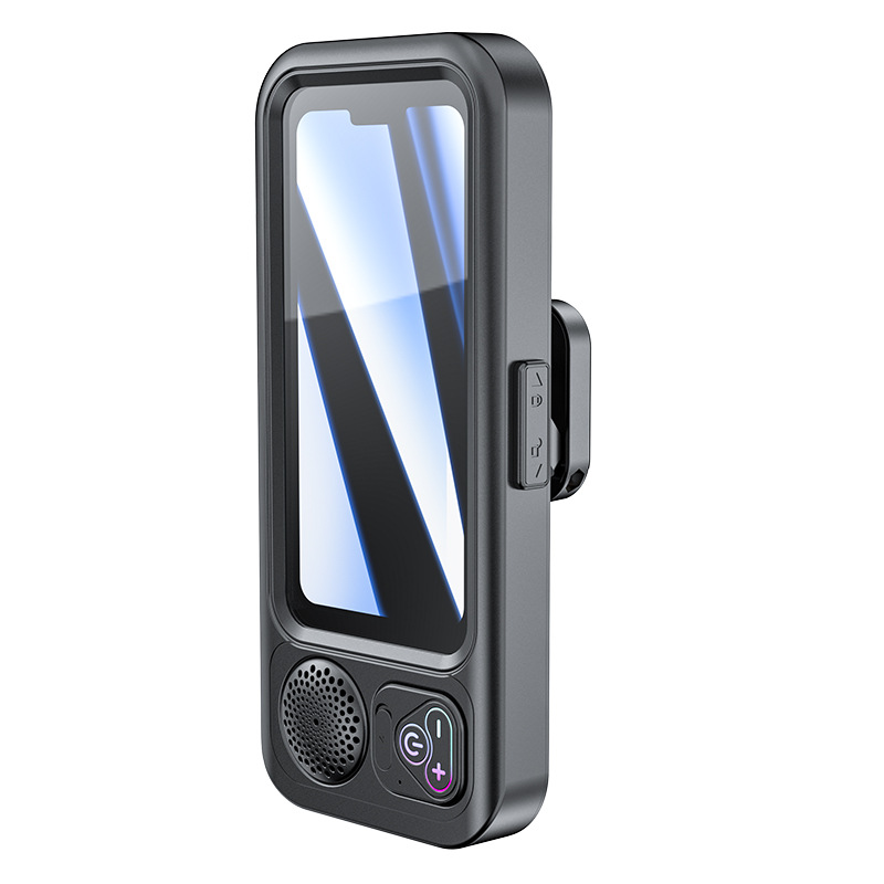 RGB Bluetooth speaker bathroom waterproof phone case Bluetooth speaker audio shower watch TV phone stand touch screen