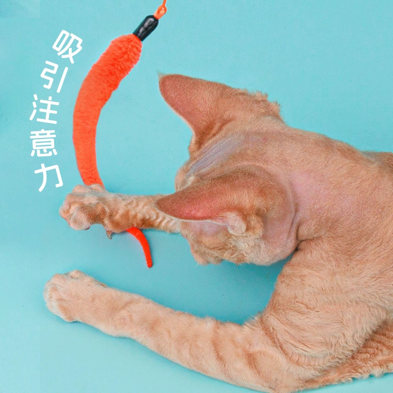 afp Automatic Rotating Cat Teaser Toy Dinosaur Egg Electric Cat Teaser Wand Cat Self-entertainment Relieve Boredom Cat Teaser