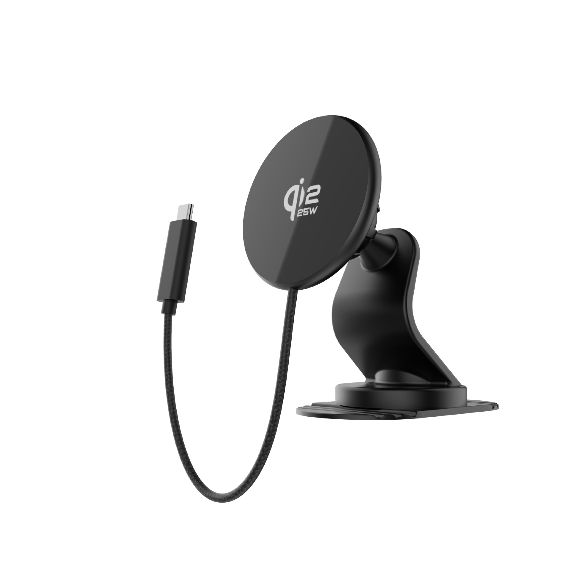 QI2.2 25W Strong Magnetic Car Wireless Charger (Certificate Obtained, Derivative Available)