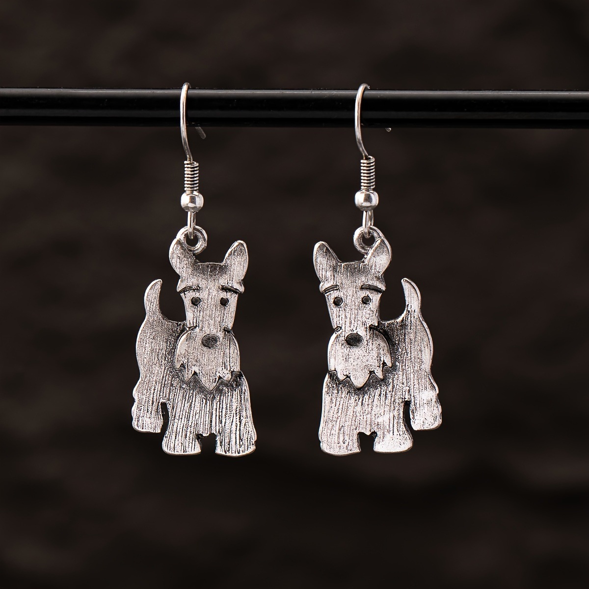 Qingdao Daiwei INS Accessories 1 Pair Cute Little Dog Bulldog Clip-On Earrings
