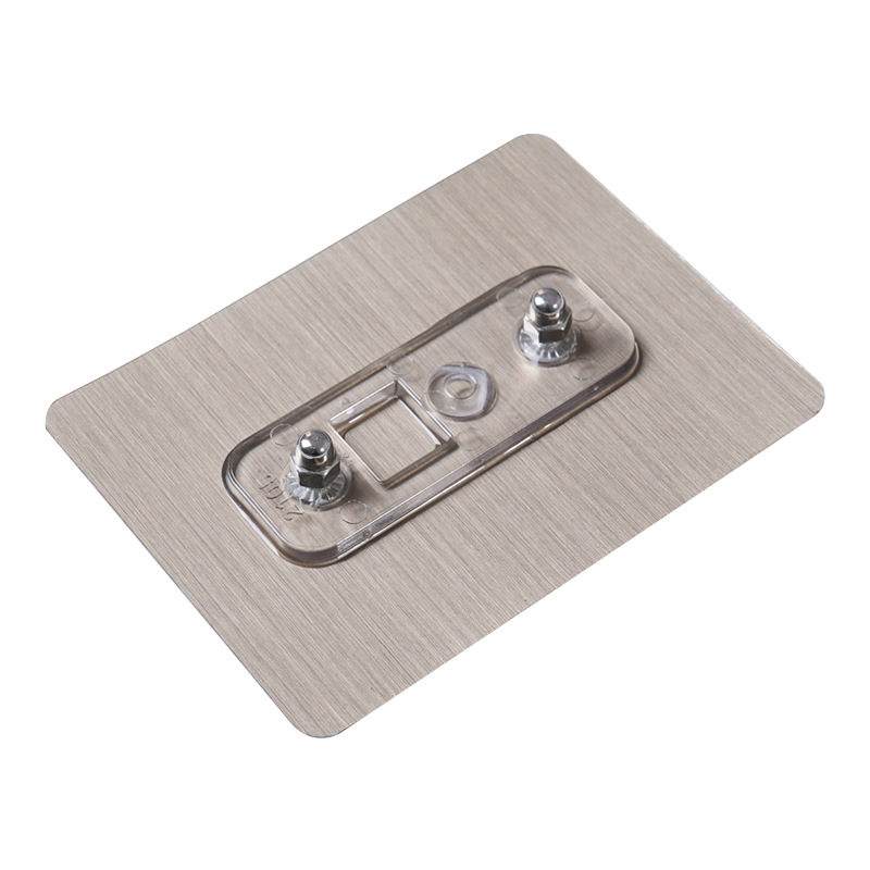 Tile Wall Glass Wall No-Drill Screw Adhesive Hook Non-Mark Kitchen Bathroom Sticky Hook No-Nail Sticker