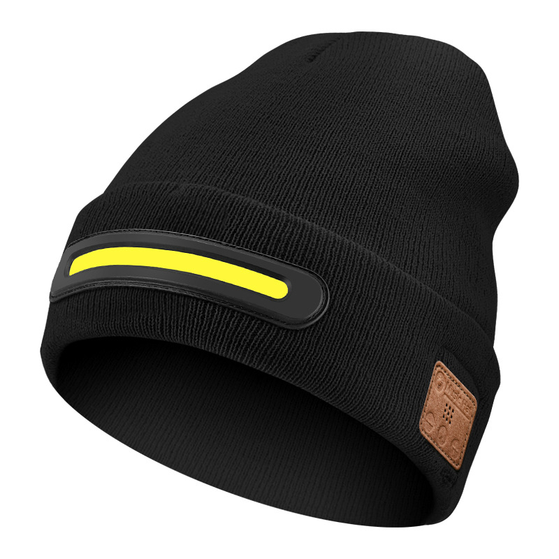 Private mold new LED lighting outdoor fitness Bluetooth music holiday light-up hat