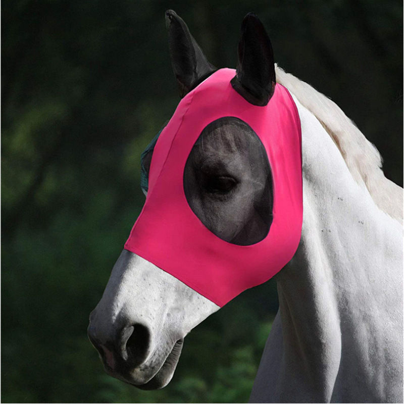 Best Selling Equestrian Horse Face Mask Mosquito Proof Fly Proof Insect Proof Elastic Horse Mask