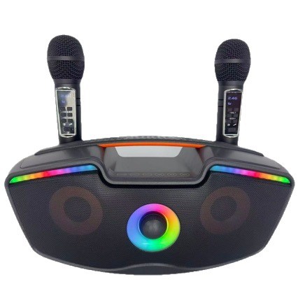 SD-219 Bluetooth Speaker Wireless Dual Microphone Karaoke Home Children K-Song Machine Outdoor Portable Speaker